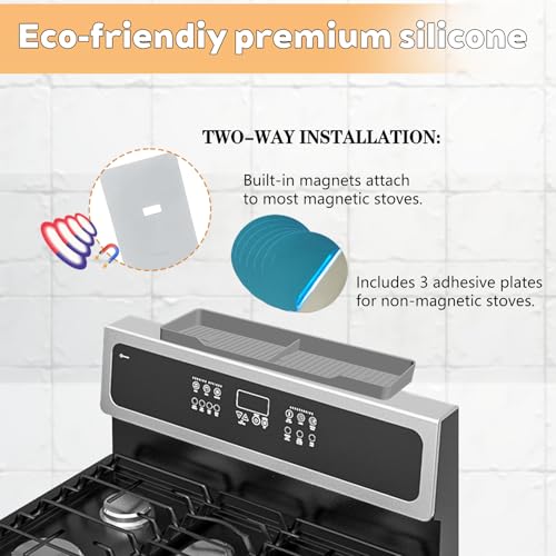 15" Magnetic Silicone Stove Top Shelf