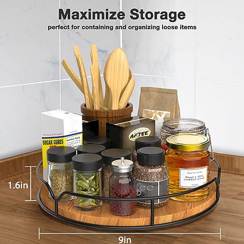 Lazy Susan Turntable Organizer for Cabinet Pantry Kitchen Countertop Refrigerator Cupboard