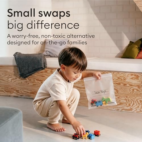 Compostable Quart Zip Bags 30 Count