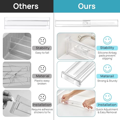 2.36" Short Upgrade Drawer Dividers 12.8" (4 Count)