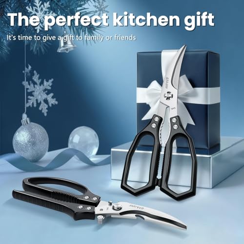Black Kitchen Scissors Set