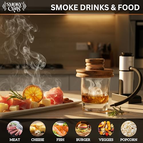 Whiskey Smoker Kit with Smoke Gun