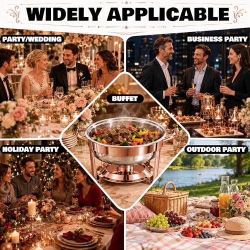 Chafing Dishes for Buffet (4 Count)