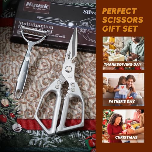 Kitchen Scissors and Vegetable Peeler Set