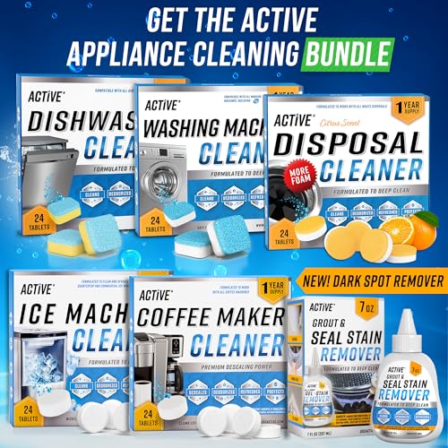 Dishwasher Cleaner And Deodorizer Tablets (24 Count)
