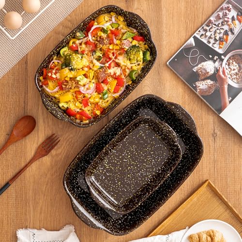 3 Pack Ceramic Baking Dishes for Oven (3 Count)