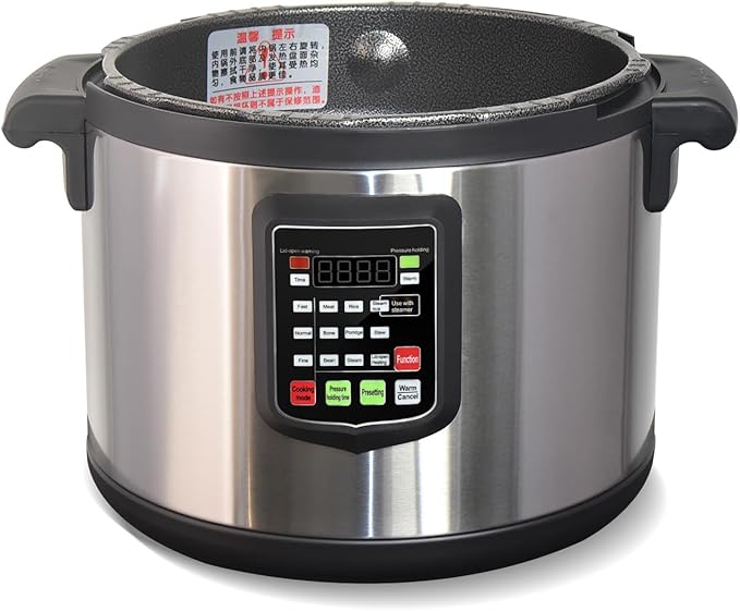 Kolice Commercial Electric 15L Pressure Cooker, 220 Volts Multi Cooker Pressue Canner With Non-stick Inner Pot, 15L (16 QT), 2000W,For Hotel Restaurant Kitchen and only for 220V (NOT 110V)