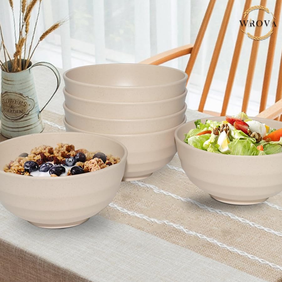 Wheat Straw Bowls Set 60 OZ