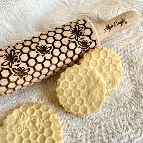 WILD 3 mini Embossed Rolling Pin Set with Bees