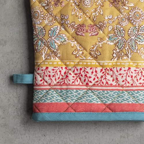 100% Cotton Oven Mitt & Pot Holder Set