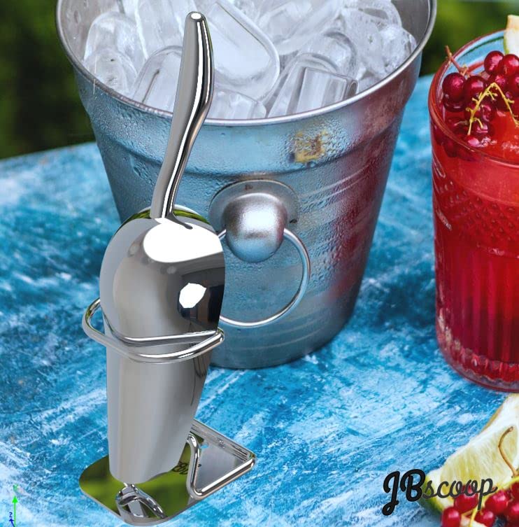Stainless Steel Ice Scoop 8 OZ
