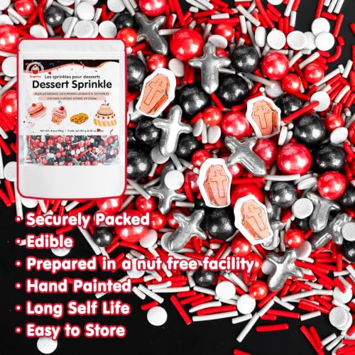 Halloween Edible Sprinkles (4.5856 Ounce)
