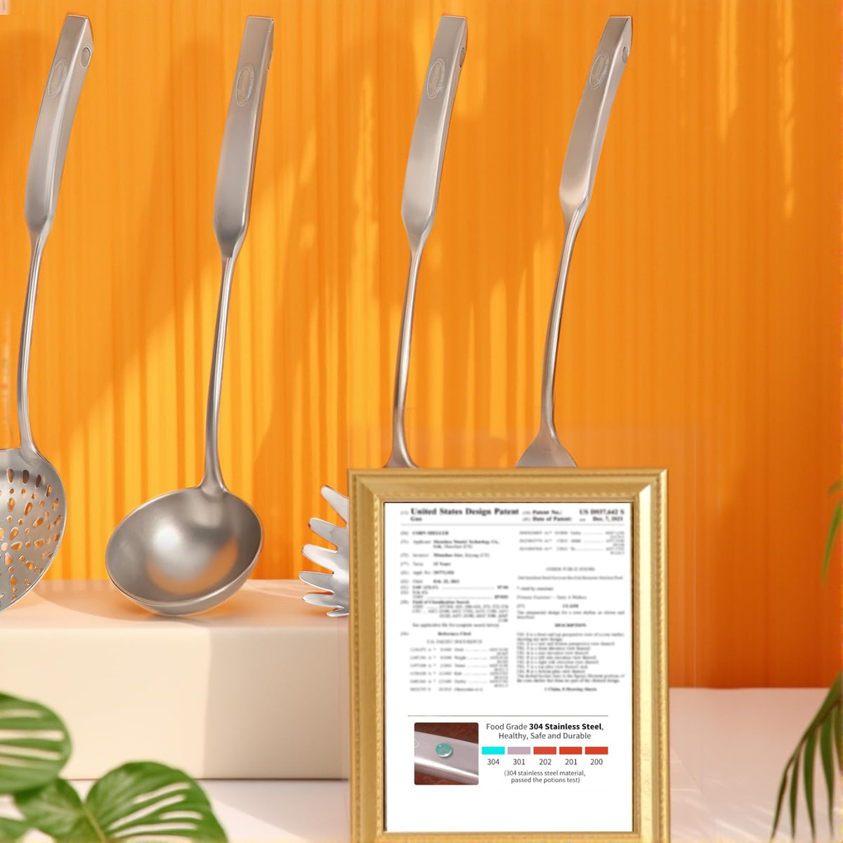 Newness 4 Pcs Cooking Utensils Set (4 Count)