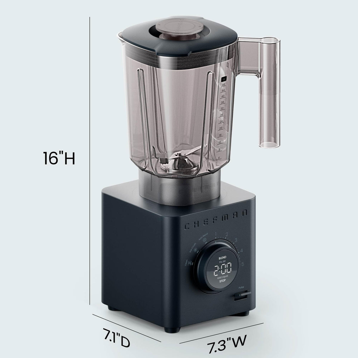 Obliterator 48 oz Countertop Blender for Smoothies