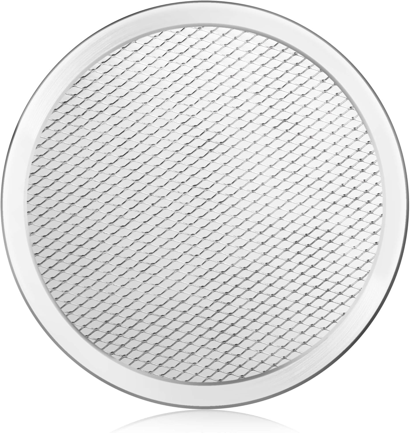 Restaurant Grade Seamless Aluminum Pizza Baking Screen (6 Count)