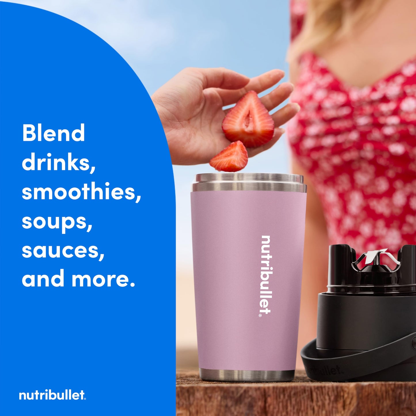 Flip Portable Blender with Insulated Cup