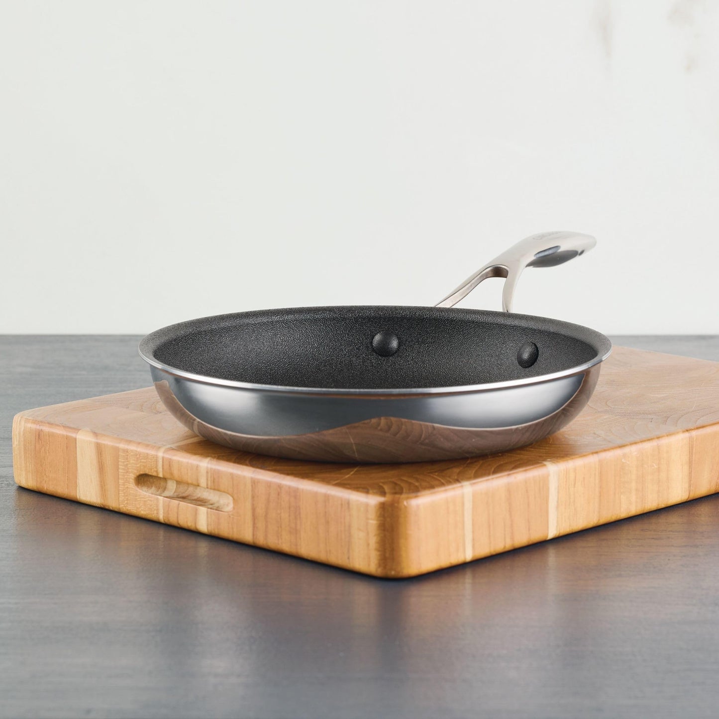 C1 Series Clad Stainless Steel with ScratchDefense Technology Cookware Nonstick Induction Frying Pan