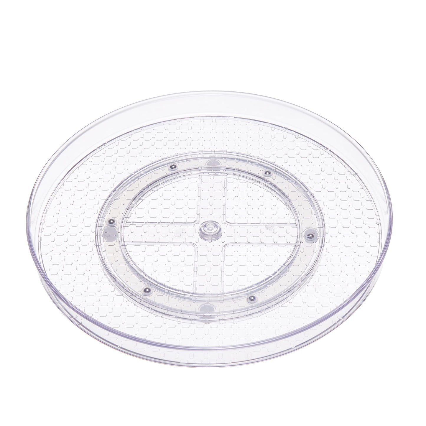Clear Lazy Susan Turntable Organizer for Organization (2 Count)