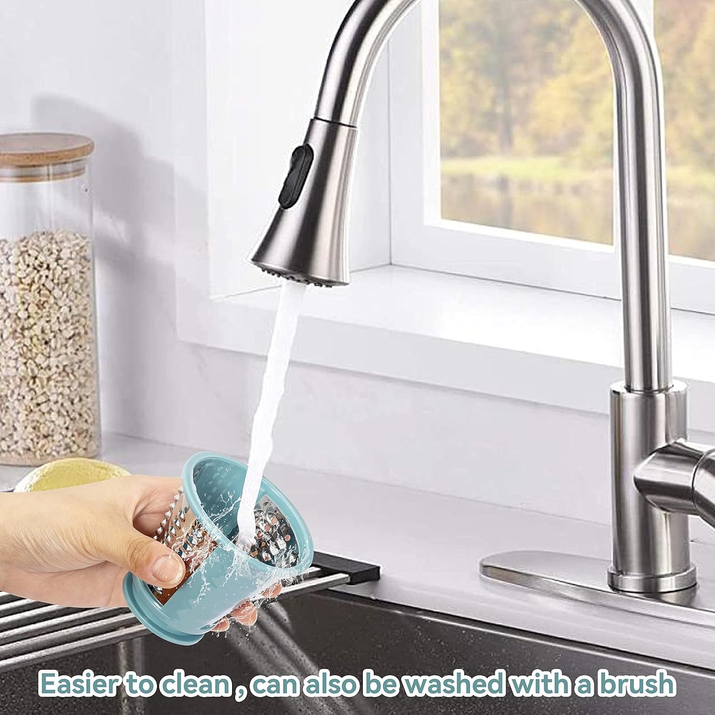 One-Touch Control Cheese Grater Machine - Electric Shredder for Vegetables, Fruits, Potato - Salad Maker with 5 Free Attachments, Green - Culinary Roots