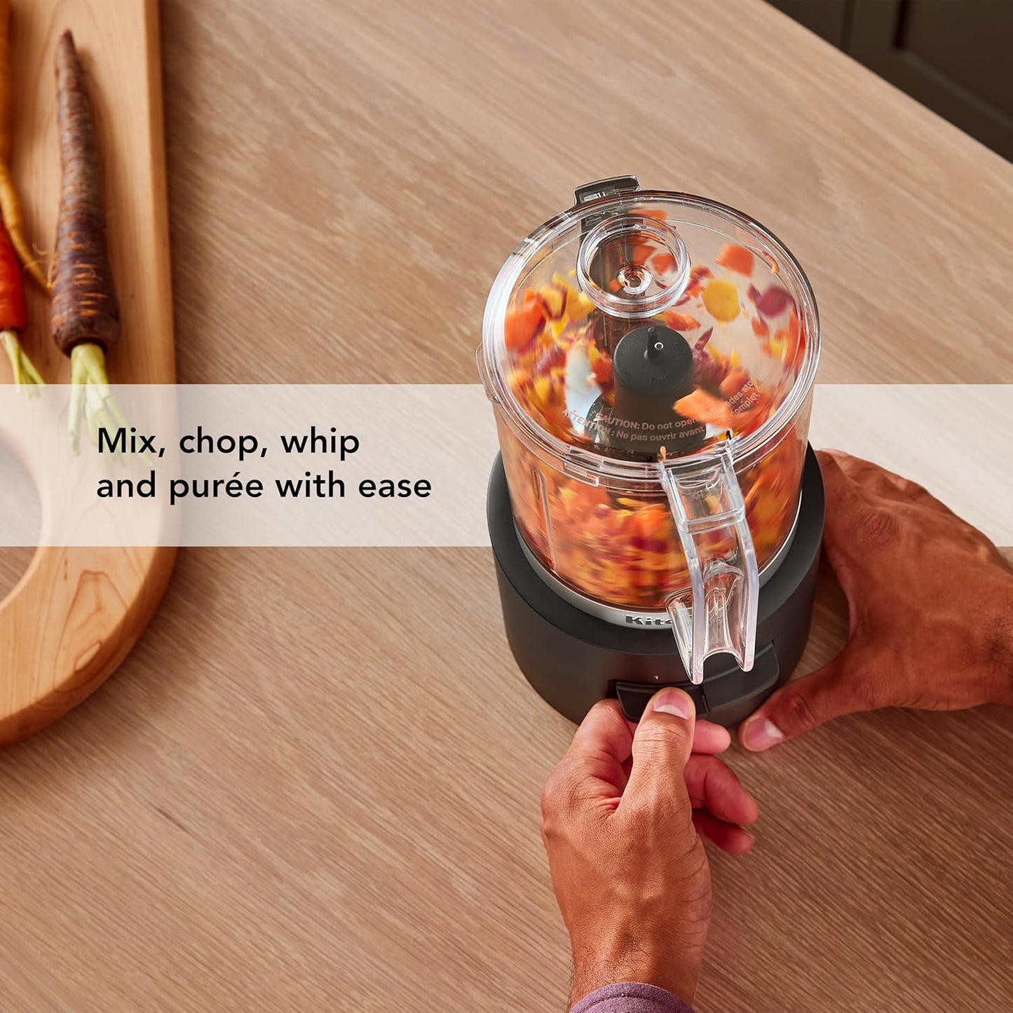 KitchenAid Go™ Cordless Food Chopper - battery sold separately, KFCR500, Black Matte