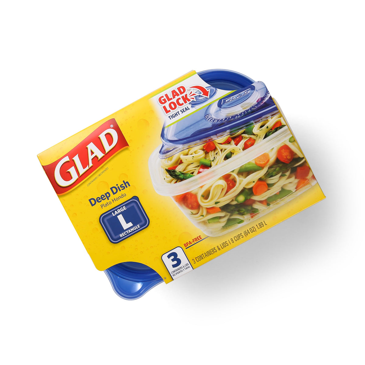 GladWare Deep Dish Food Storage Containers (18 Count)