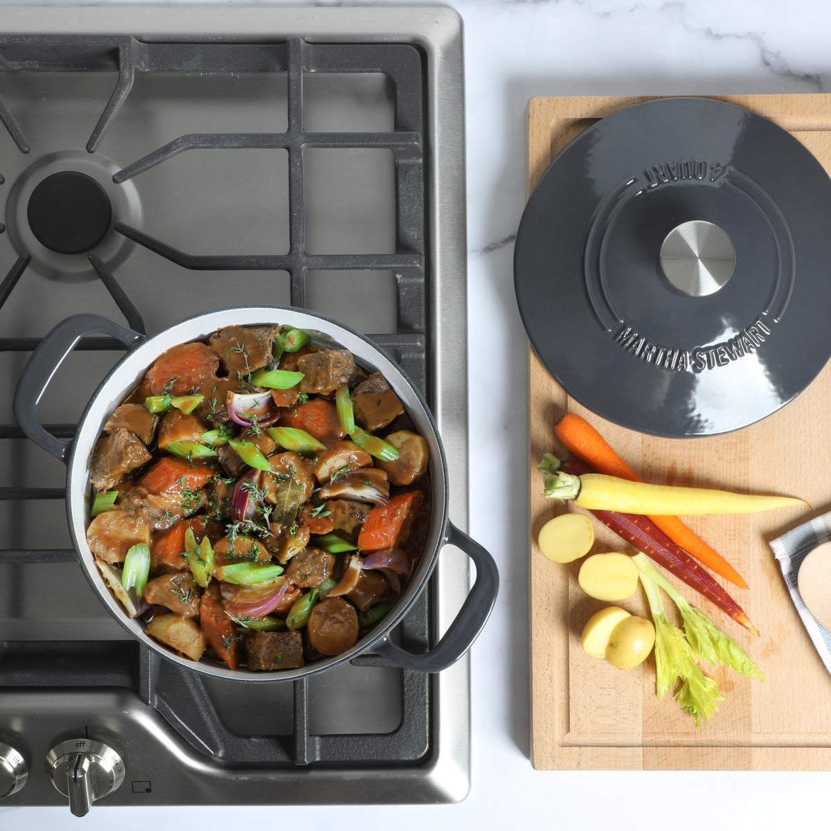 Gatwick 4 Quart Enamel Cast Iron Dutch Oven
