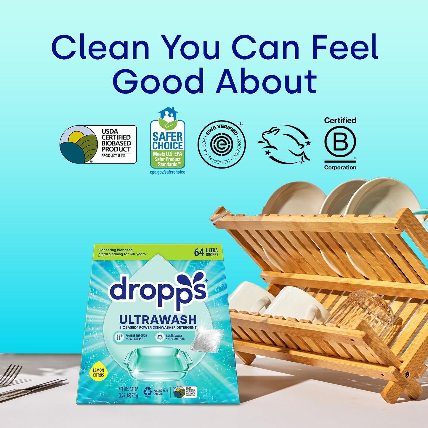 UltraWash Dishwasher Detergent Pods (64 Count)