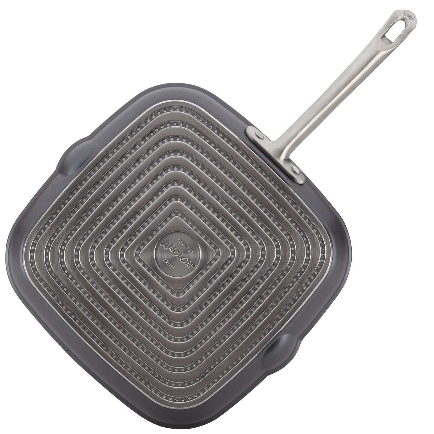 Accolade Forged Hard Anodized Nonstick Square Grill Pan