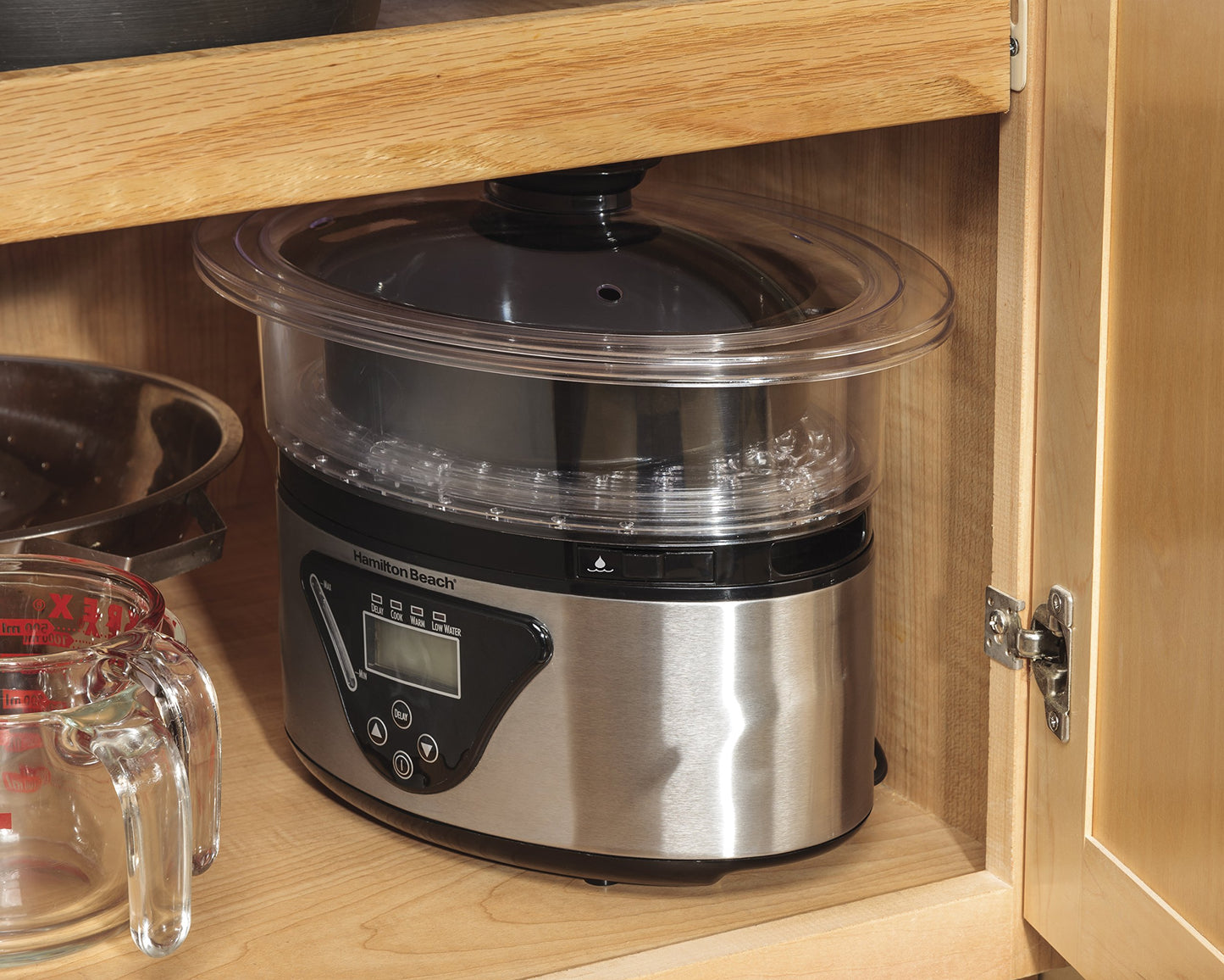 Digital Electric Food Steamer & Rice Cooker for Quick