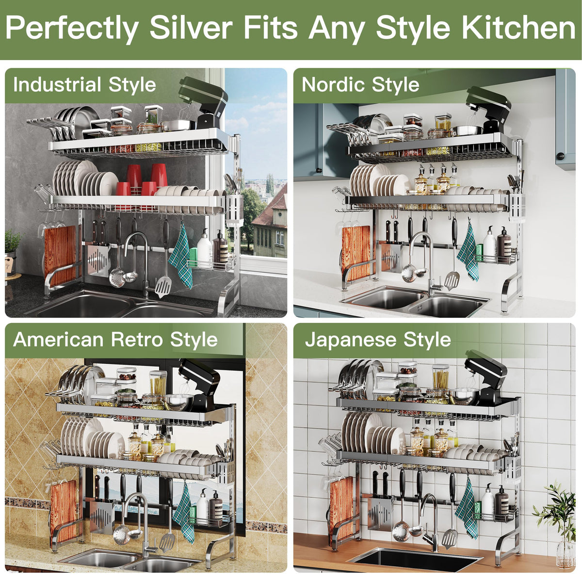 Over The Sink Dish Drying Rack