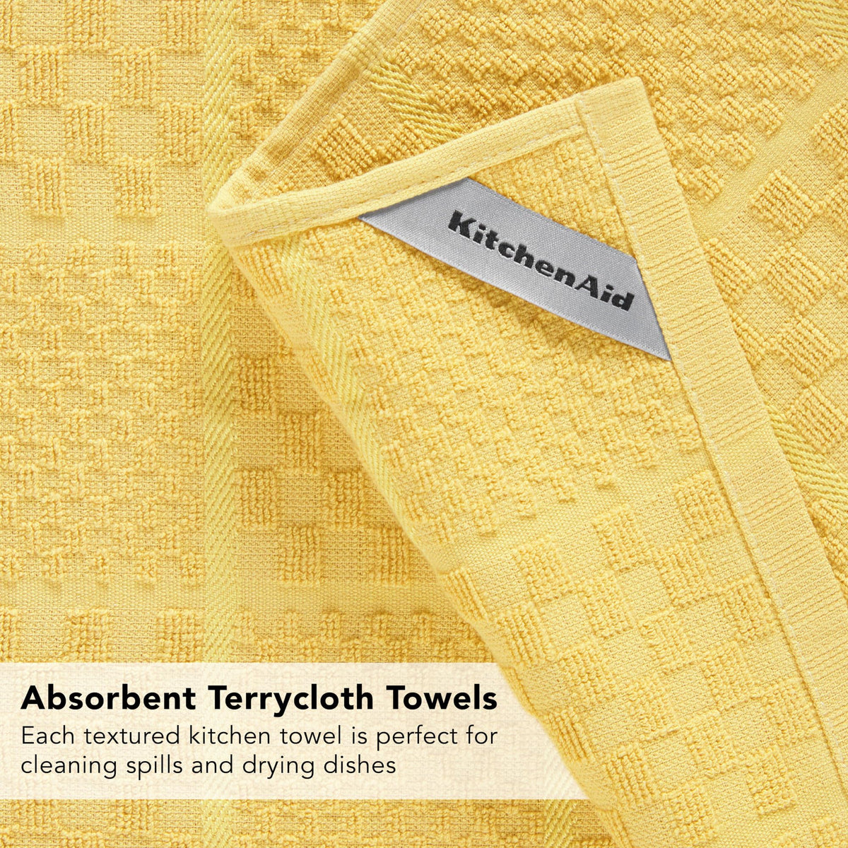 Quilted Cotton Terry Cloth Oven Mitt
