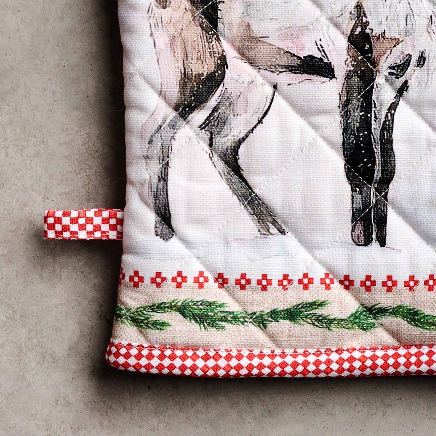 100% Cotton Oven Mitt & Pot Holder Set (2 Count)