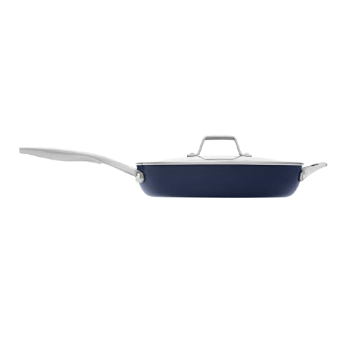 Premier Ceramic Nonstick 12" Frying Pan with Lid