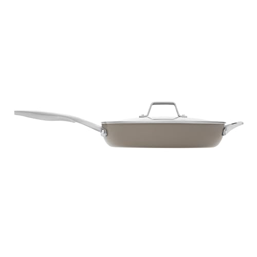 Premier Ceramic Nonstick 12" Frying Pan with Lid