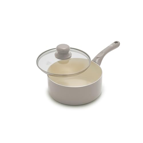 2QT Ceramic Nonstick Saucepan with Lid
