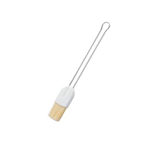 Rosle Pastry Brush with Natural Bristles Stainless Steel Wire Handle