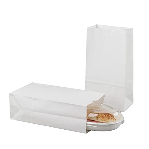 Bag Tek 6lb Paper Bags 100 Disposable Lunch Bags (100 Count)