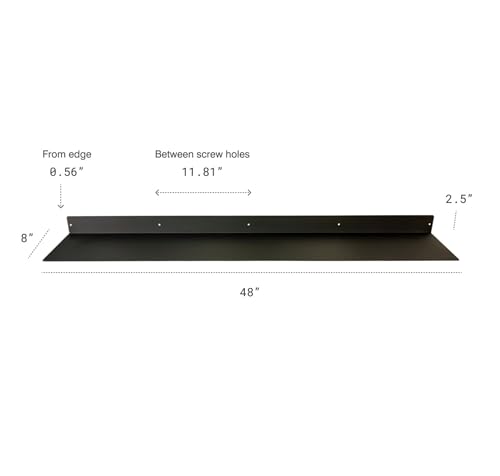 Made in USA Linear Floating Shelf