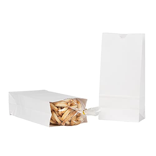 Bag Tek 2lb Paper Bags 100 Disposable Lunch Bags (100 Count)