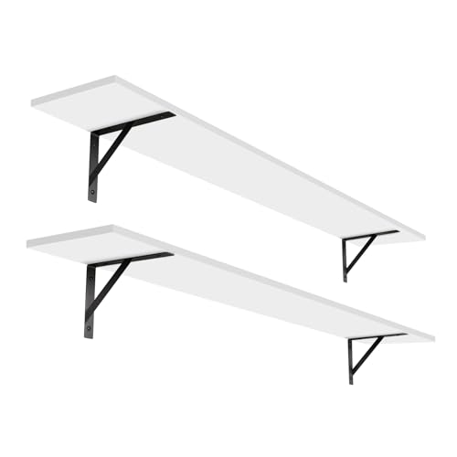 Long Wall Shelves (2 Count)