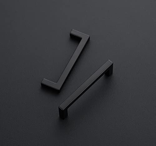 Matte Black Cabinet Handles Solid Cabinet Pulls 3 (15 Count)