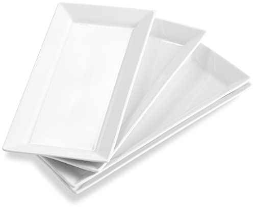 12 Inch Ceramic Serving Platters (4 Count)