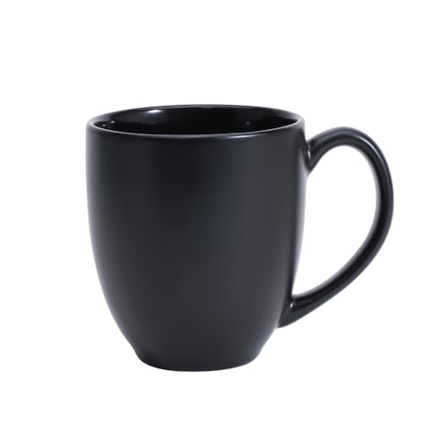 12 Pack Matte Black Ceramic Coffee Mug (12 Count)