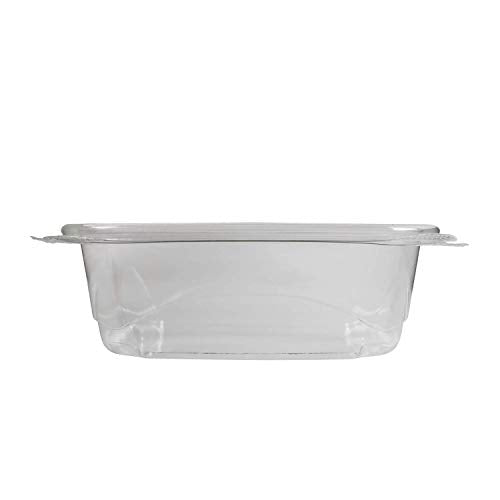 PET Hinged Deli Containers with Lids (200 Count)