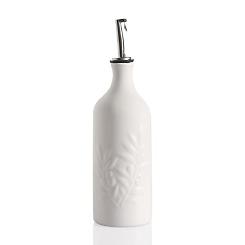 Sweejar Ceramic 20 Oz Olive Oil Dispenser Bottle