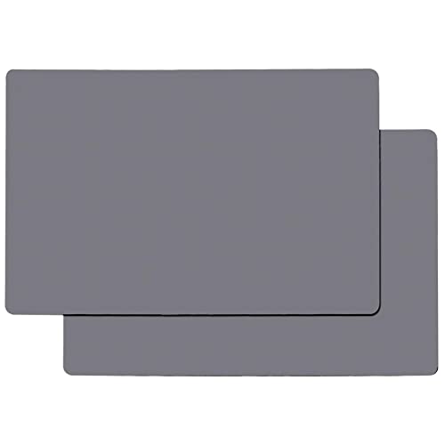 Gray Silicone Mats for Kitchen Counter (2 Count)