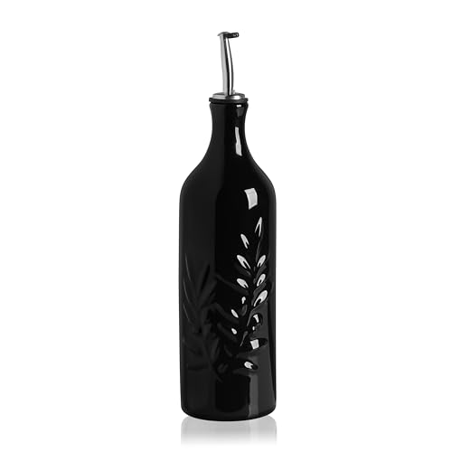 Sweejar Large Ceramic Olive Oil Dispenser Bottle