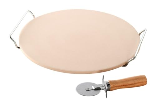 Tan Pizza Stone Set