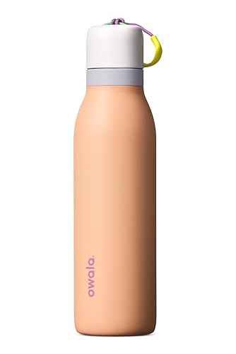 FreeSip Twist Stainless Steel Water Bottle 18 oz Peachy Keen