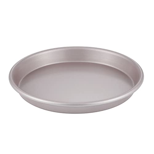 Pizza Pan, 8-Inch Non-Stick Pancake Bakeware for Oven Baking (Champagne Gold)